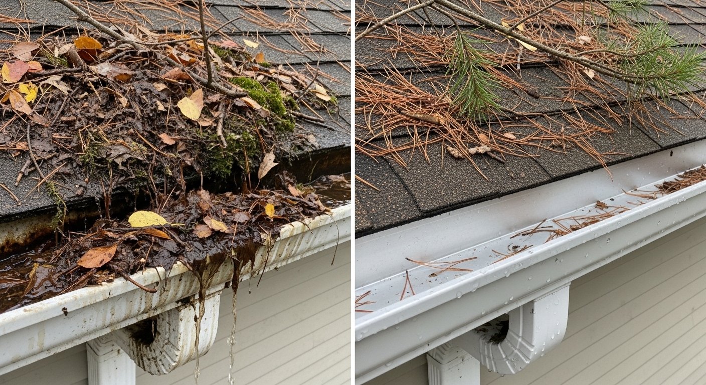 Downspouts Not Draining Properly