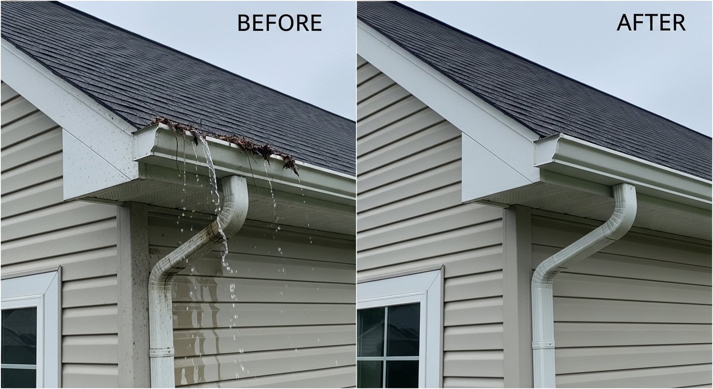 Water Damaging Siding From Gutters