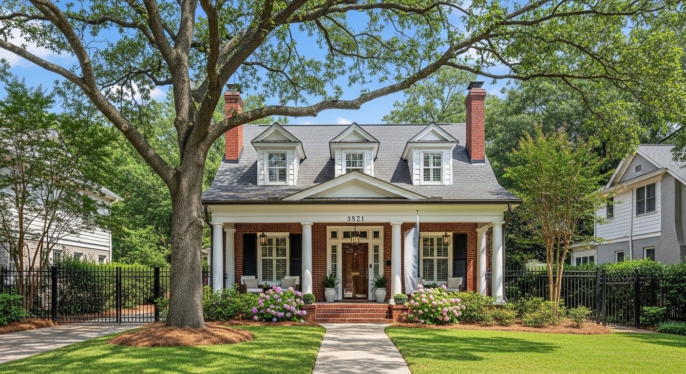 Well-maintained Birmingham area home with clean rooflines and properly managed drainage