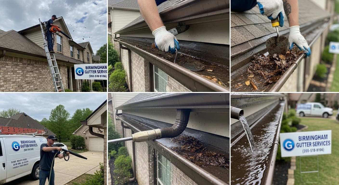Gutter inspection for Tree Branch Damaged Gutters